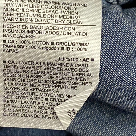 NWT Old Navy jean button down size S 6/7 - Picture 4 of 5